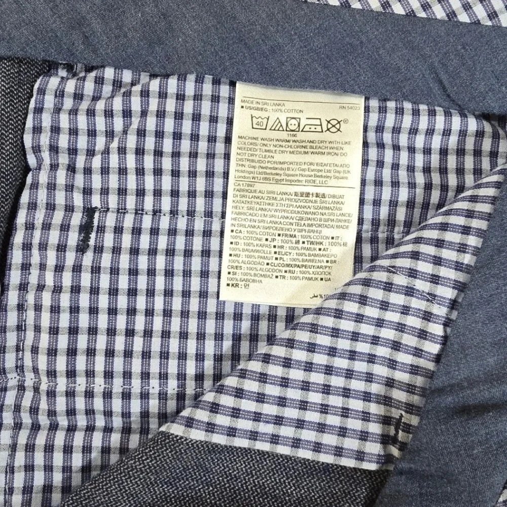 2015 DEADSTOCK NEW Banana Republic Men's Kentfield Pant Slim Fit Blue Size 36x30